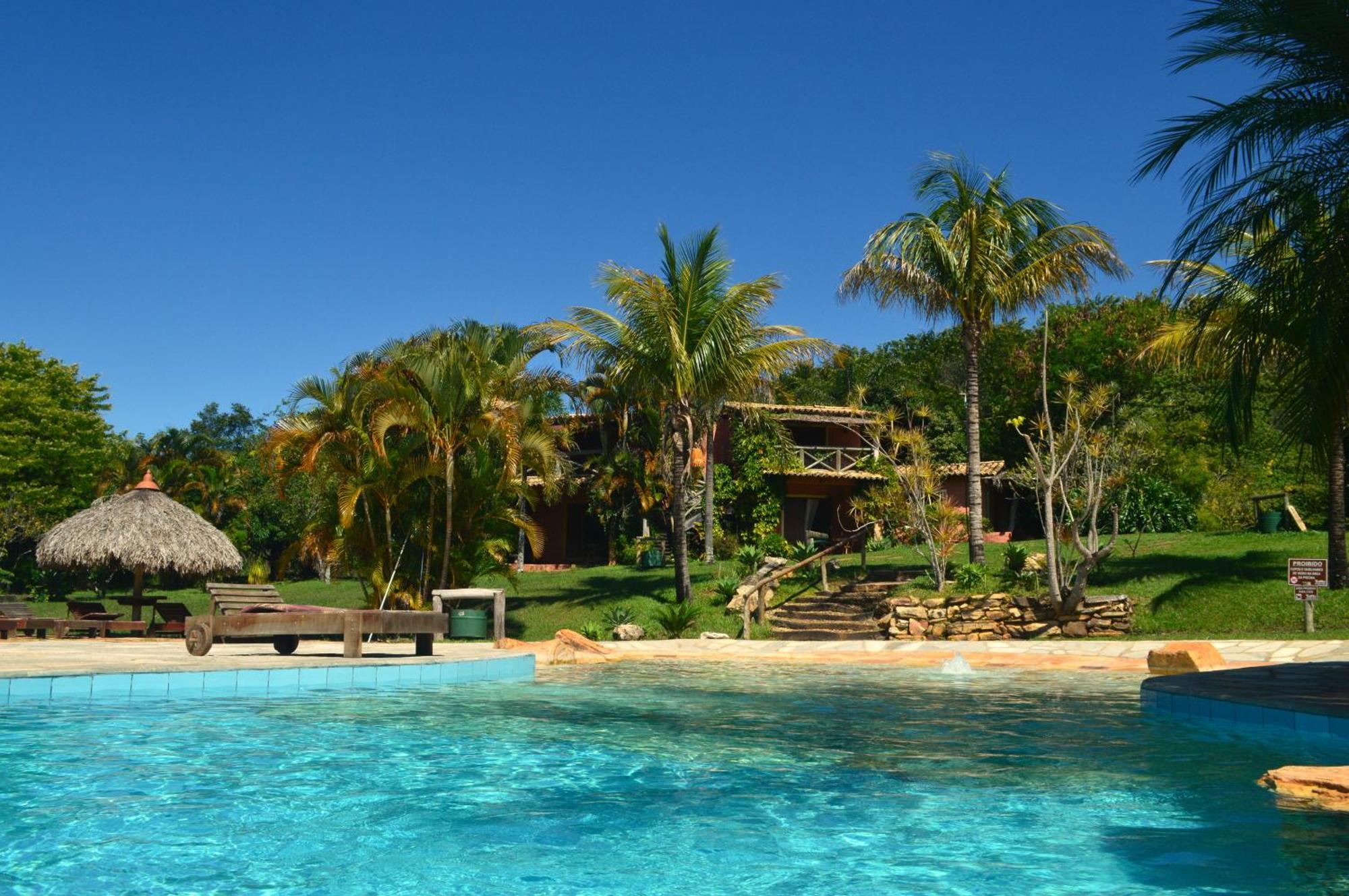 Salto Corumba Hotel Camping Clube Corumbá de Goiás Exteriör bild